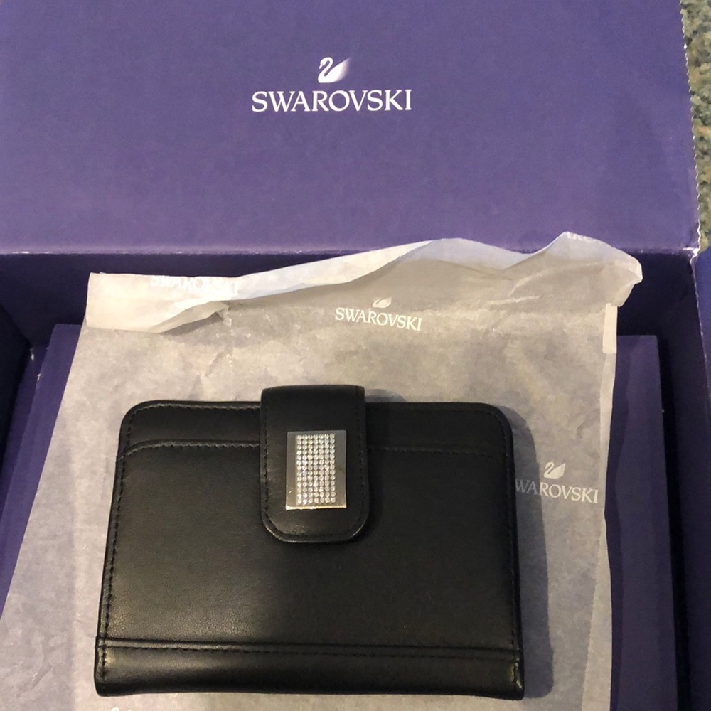 Swarovski crystal embellished wallet like new unused condition
